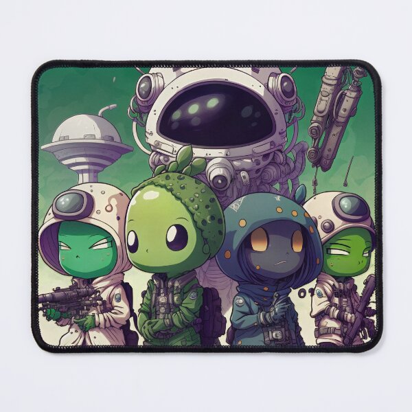 Item preview, Alien gang cartoon designed and sold by Rebelka.