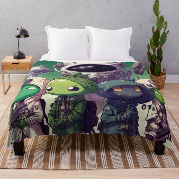 Item preview, Alien gang cartoon designed and sold by Rebelka.