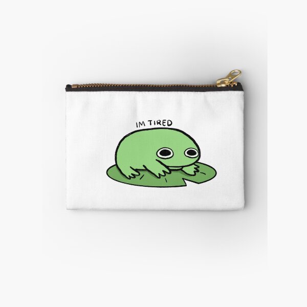 Item preview, Tired Frog | Classic Green Frog designed and sold by iristocat.
