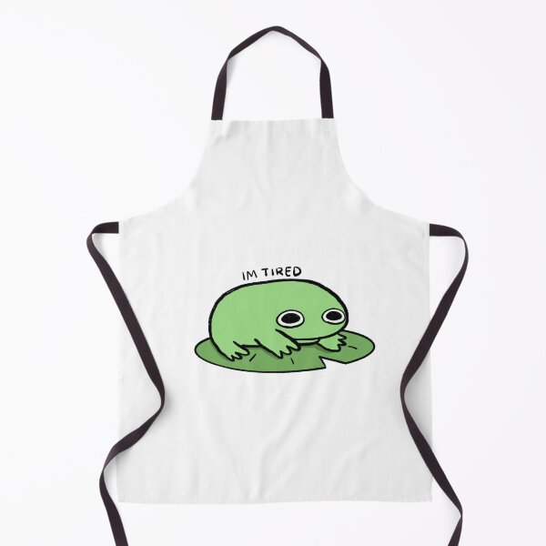 Item preview, Tired Frog | Classic Green Frog designed and sold by iristocat.