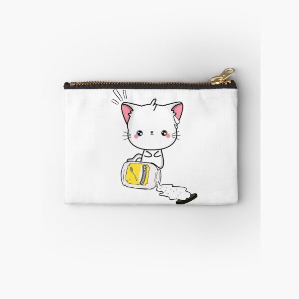 Item preview, Cute White Cat Spilled Mayonnaise designed and sold by Pet Station.