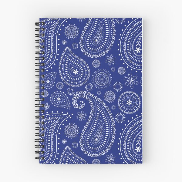 Item preview, Estampado de bandana azul, moda country occidental designed and sold by Chaylynn Smith.