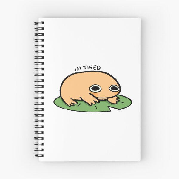 Item preview, Tired Frog | Sweet Orange Frog designed and sold by iristocat.