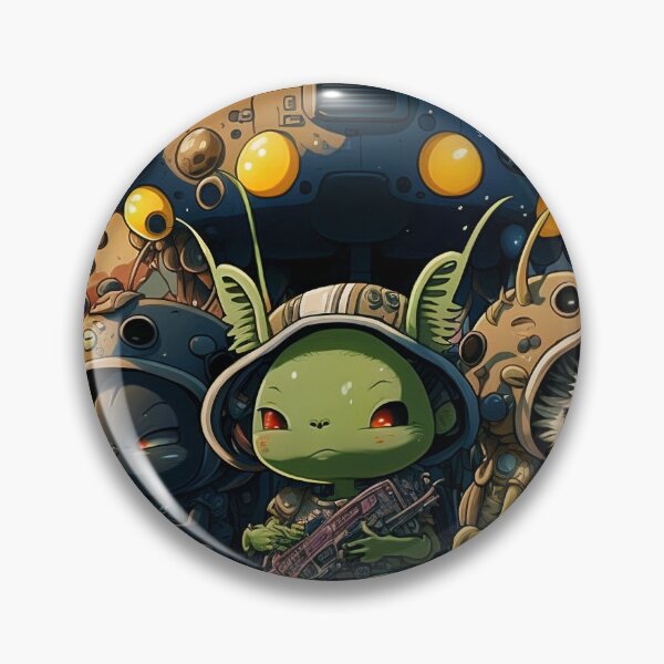 Item preview, Cute alien invaders designed and sold by Rebelka.