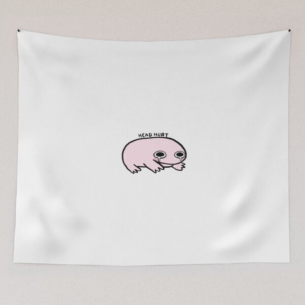 Item preview, Head Hurt | Light Pink Frog designed and sold by iristocat.