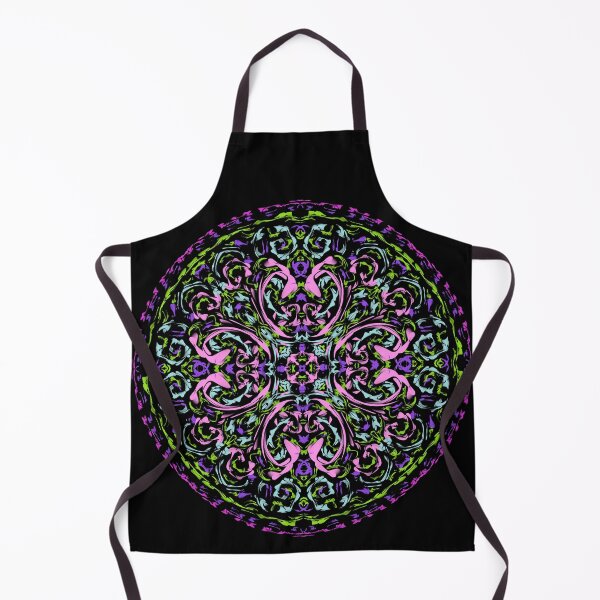Item preview, Neon Mandala Flower Abstract designed and sold by Chatchot.