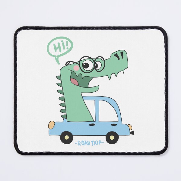 Item preview, Hi Road Trip Funny Dinosaur Graphic Design designed and sold by zoripet Store.