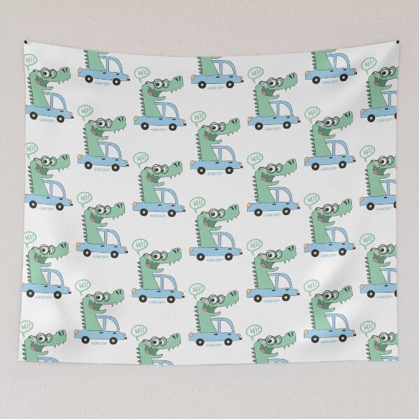 Item preview, Hi Road Trip Funny Dinosaur Graphic Design designed and sold by zoripet Store.