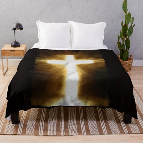 Item preview, Cross on Fire Holy Spirit Filled Cross designed and sold by Rowena Jones.