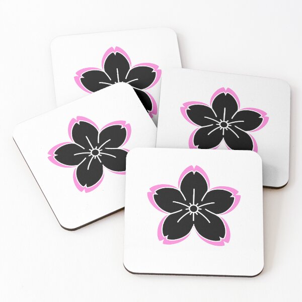 Item preview, Pink and Black Sakura Pattern designed and sold by StargirlWares.