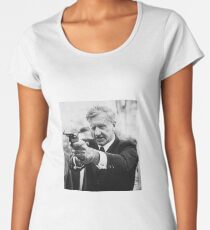 Ian Smith mit einer Pistole Frauen Premium T-Shirts