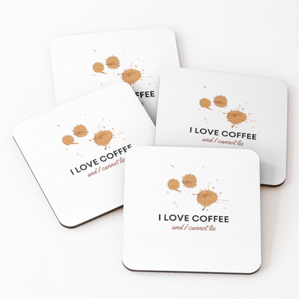 Item preview, I Love Coffee and I cannot lie designed and sold by Druid Print.