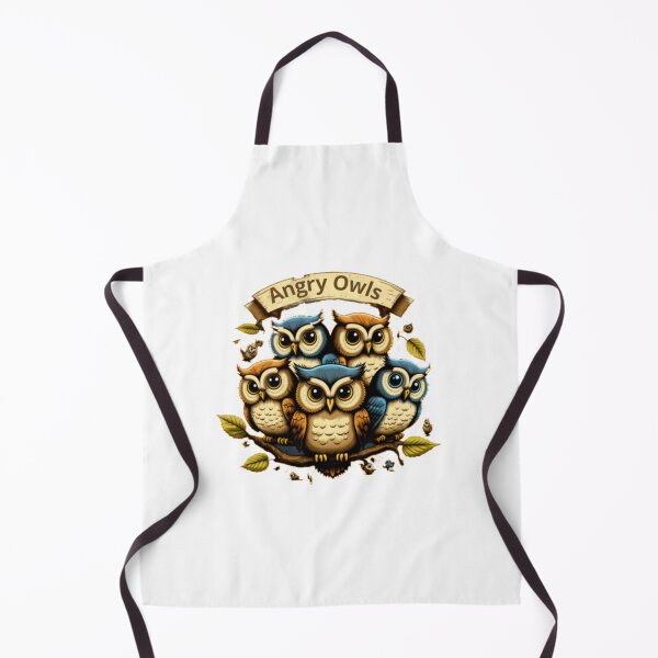 Item preview, Angry Owls! designed and sold by Newtaste-Store.