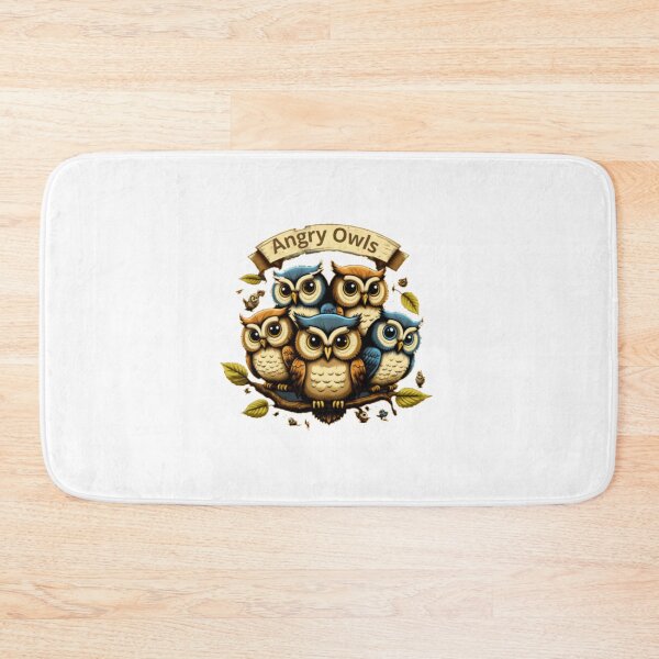 Item preview, Angry Owls! designed and sold by Newtaste-Store.