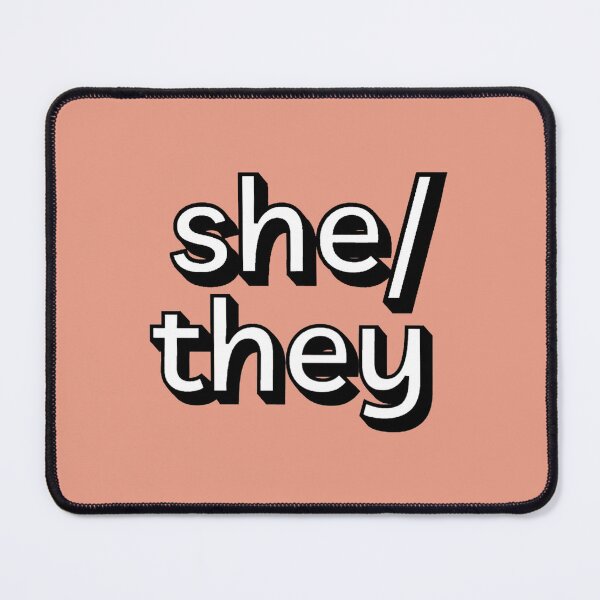 Item preview, She/They Pronouns designed and sold by RockyCreekArt.