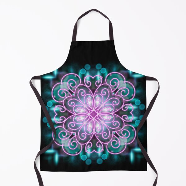 Item preview, Neon Mandala Flower Abstract designed and sold by Chatchot.