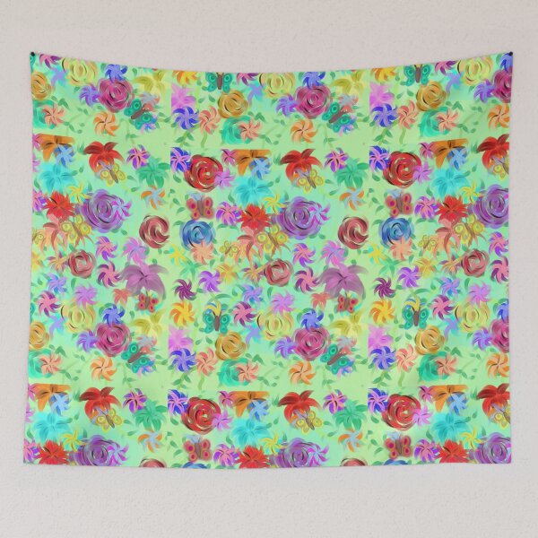 Item preview, Flower Print, Colourful Flower designed and sold by GiiReez.