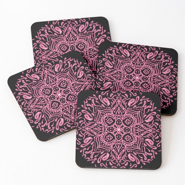 Item preview, Neon Mandala Flower Abstract designed and sold by Chatchot.
