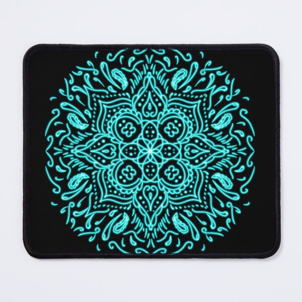 Item preview, Neon Mandala Flower Abstract designed and sold by Chatchot.