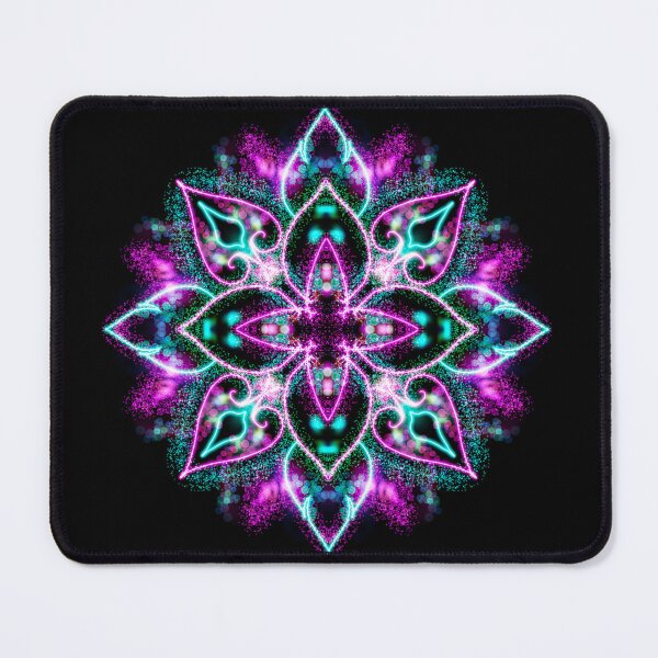 Item preview, Neon Mandala Flower Abstract designed and sold by Chatchot.