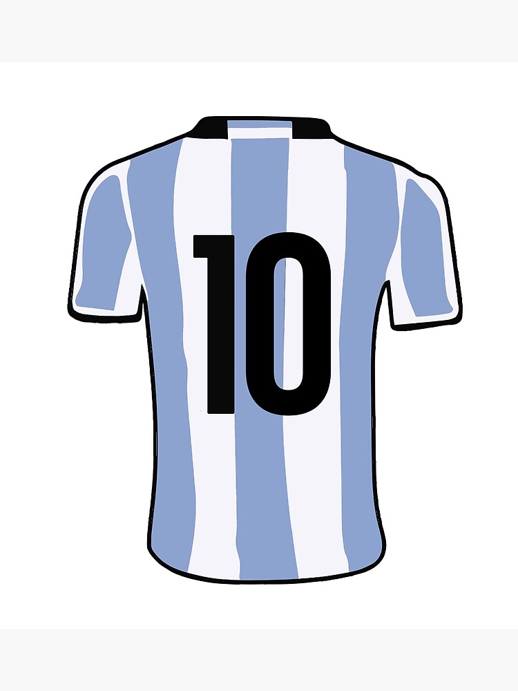 "Argentina World Cup Champions Messi No 10" Poster for Sale by URBANZ