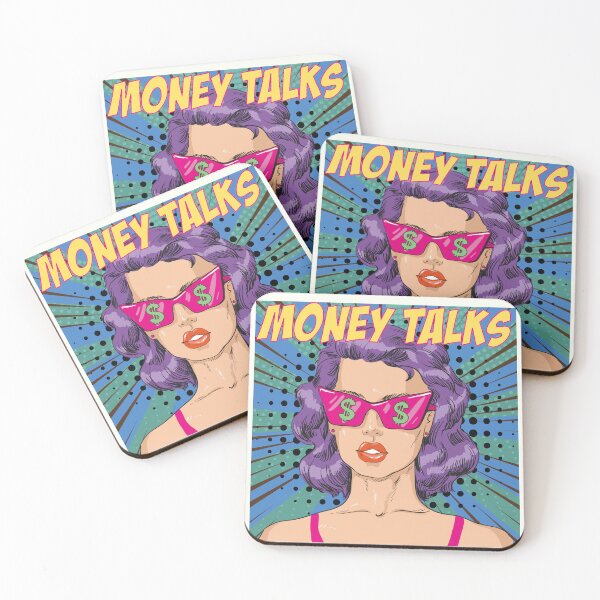 Item preview, Money Talks pop art designed and sold by MyMerch4u.