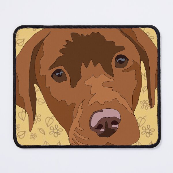 Item preview, Copy of Dark yellow/red lab With fall background  designed and sold by LeahcarsArt.