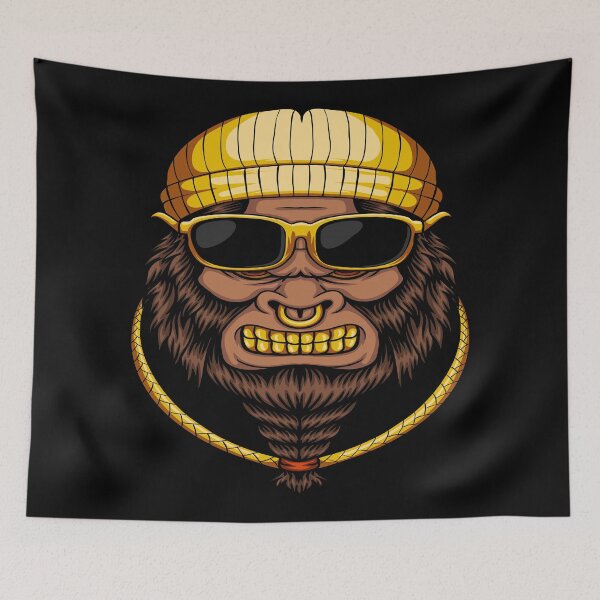 Item preview, Cool Bigfoot with Gold accessories designed and sold by TADYSHOP.