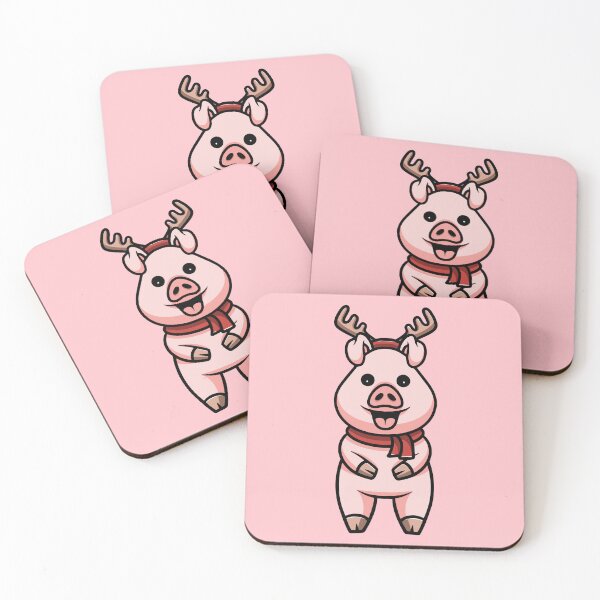 Item preview, Cute Christmas Pig designed and sold by cubbone.