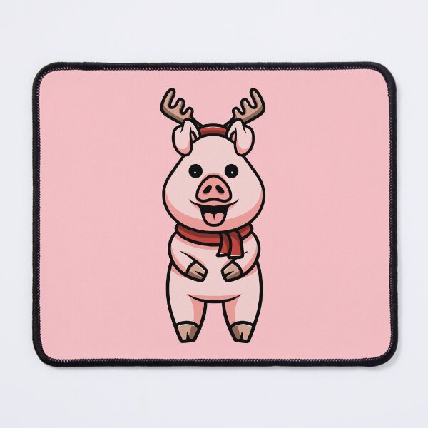 Item preview, Cute Christmas Pig designed and sold by cubbone.