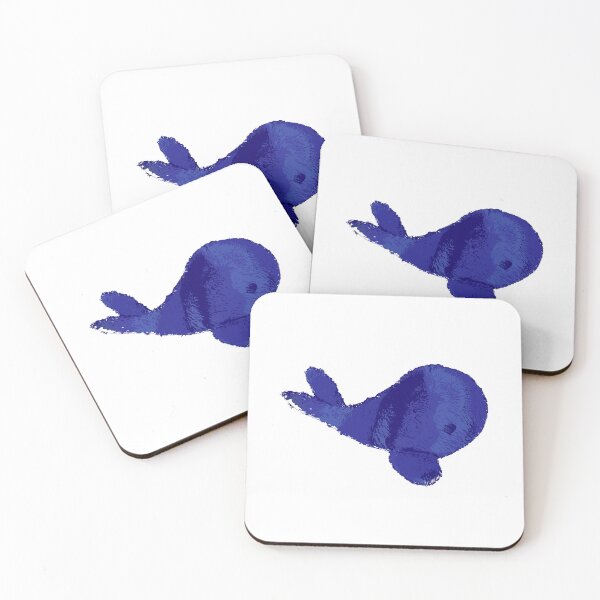 Item preview, Cute fuzzy whale designed and sold by markeralchemy.