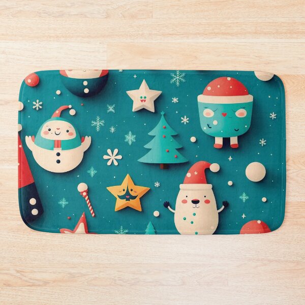 Item preview, Kids wallpaper Christmas pattern #5 designed and sold by FunArt4You.