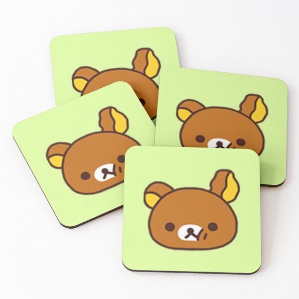 Item preview, Brown Head Bear Kilakkuma Emoji designed and sold by fatherfarm.