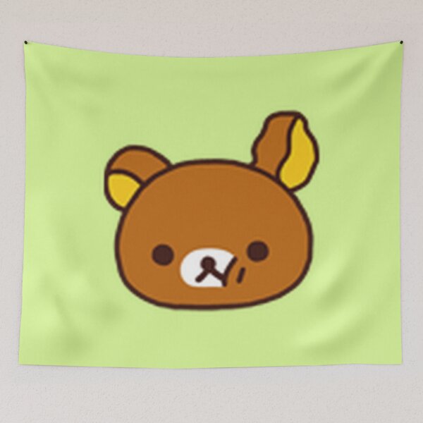 Item preview, Brown Head Bear Kilakkuma Emoji designed and sold by fatherfarm.