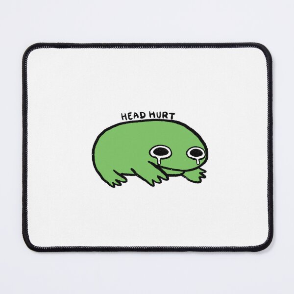 Item preview, Head Hurt | Lucky Green Frog designed and sold by iristocat.