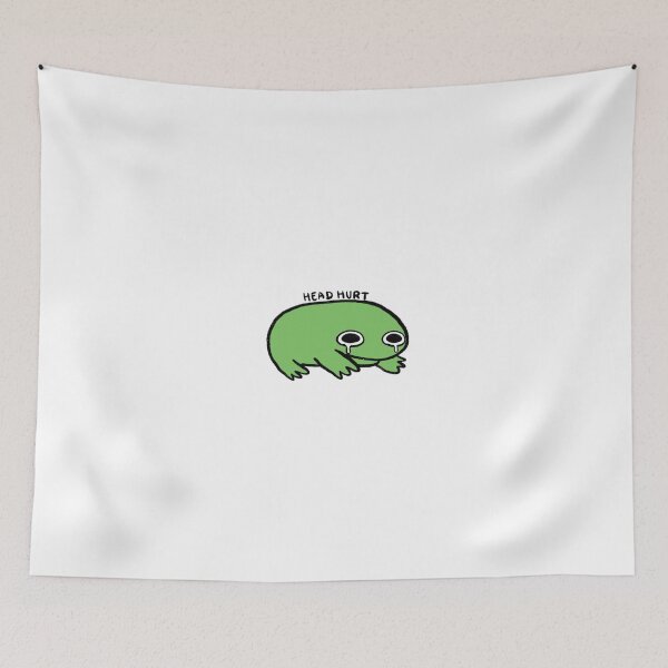 Item preview, Head Hurt | Lucky Green Frog designed and sold by iristocat.