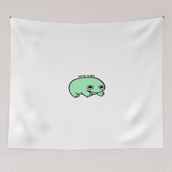 Item preview, Head Hurt | Light Green Frog designed and sold by iristocat.