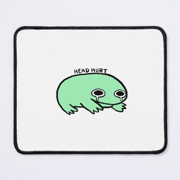 Item preview, Head Hurt | Light Green Frog designed and sold by iristocat.
