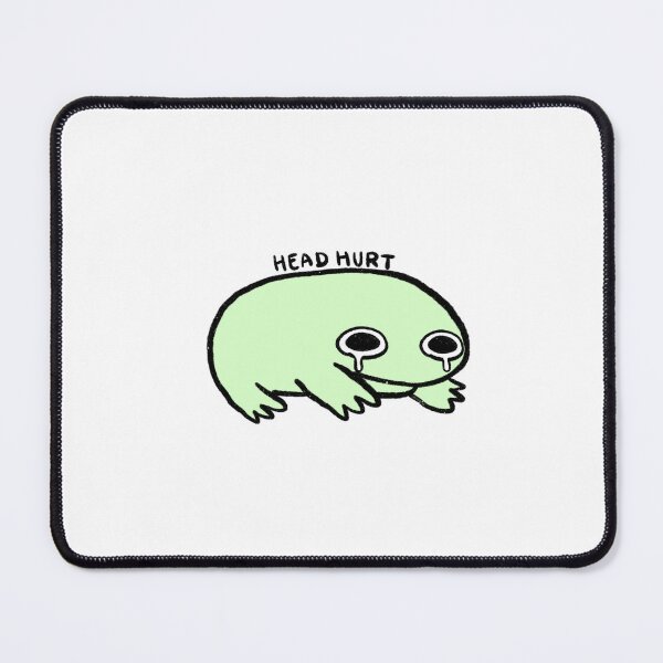 Item preview, Head Hurt | Pastel Green Frog designed and sold by iristocat.