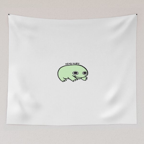 Item preview, Head Hurt | Pastel Green Frog designed and sold by iristocat.