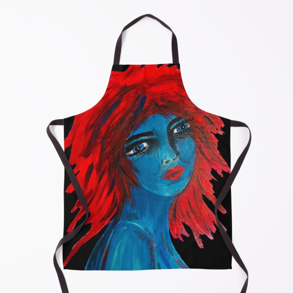 Item preview, Red Hair, Blue Day designed and sold by Raine2Shine.