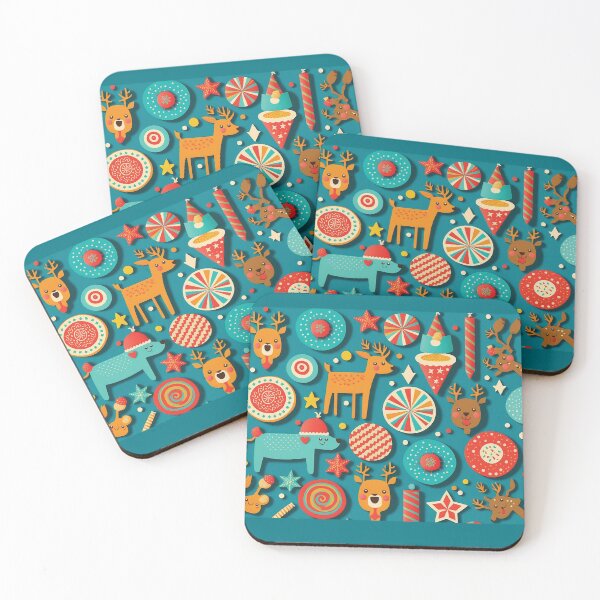 Item preview, Kids wallpaper Christmas pattern #3 designed and sold by FunArt4You.