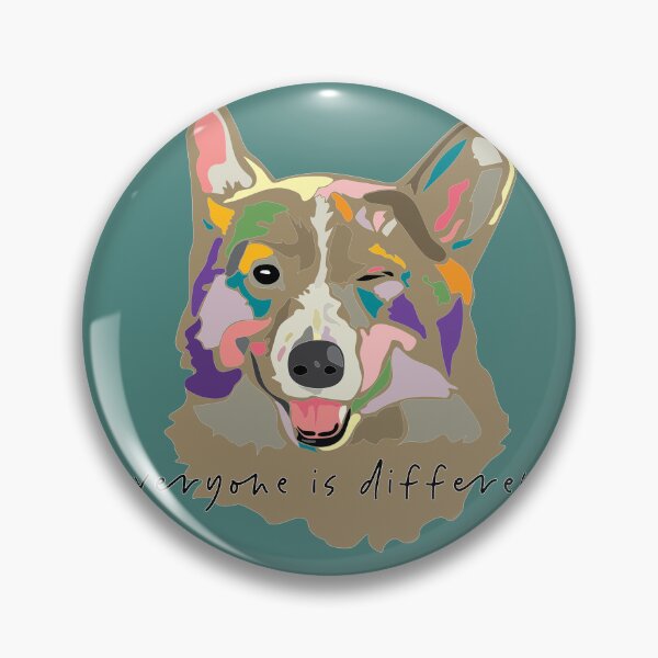 Item preview, everyone is different_wink dog_c6 designed and sold by Mimi Huang.