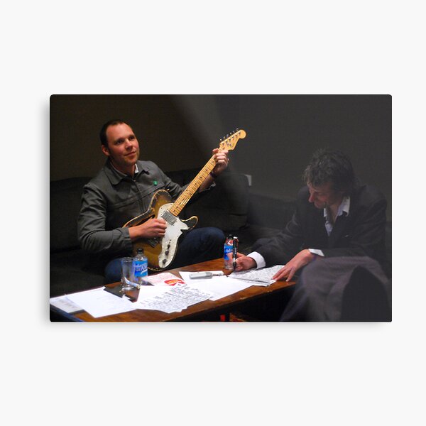 Marcel Borrack and Dan Warner before the show Metal Print