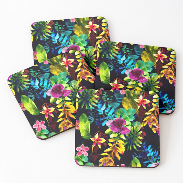 Item preview, Colorful Tropical Island Flowers designed and sold by TsunamiBlue.