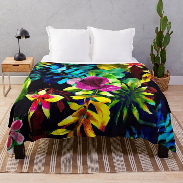 Item preview, Colorful Tropical Island Flowers designed and sold by TsunamiBlue.