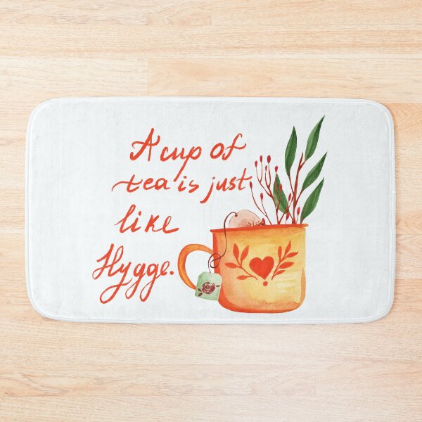 Item preview, A cup of tea is just like hygge designed and sold by pinkyfish1010.