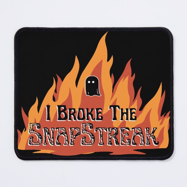 Item preview, I Broke The Snapstreak (Black) designed and sold by devinto.