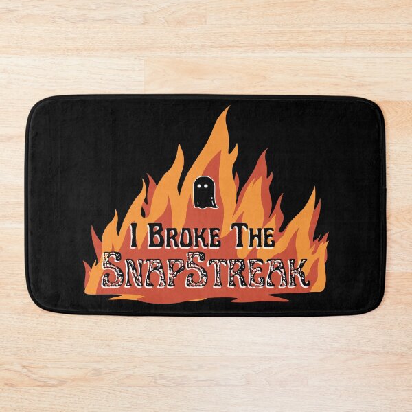 Item preview, I Broke The Snapstreak (Black) designed and sold by devinto.