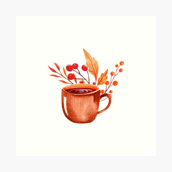 Item preview, Happiness comes with a cup of hot tea designed and sold by pinkyfish1010.